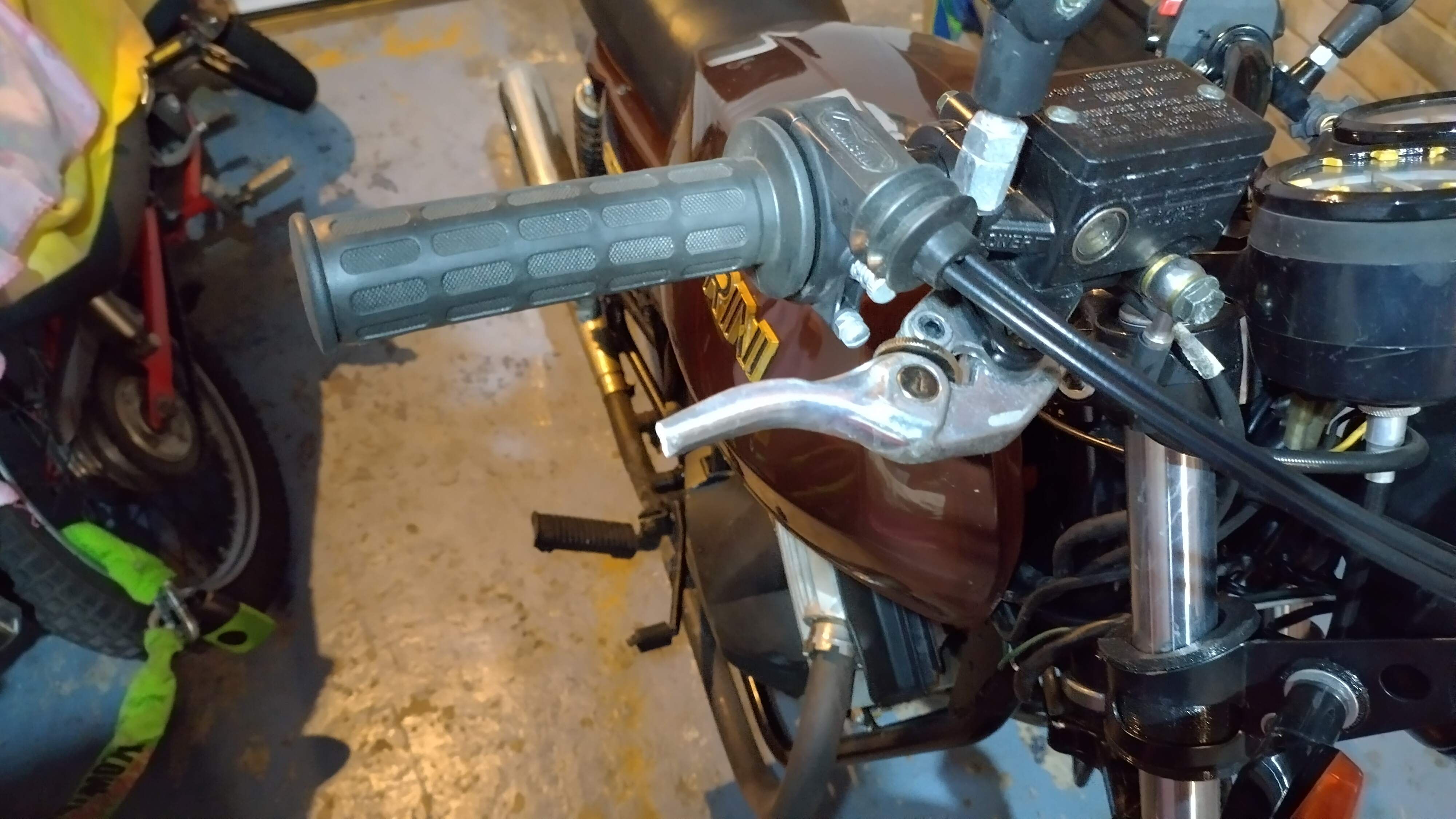Brake lever broken
