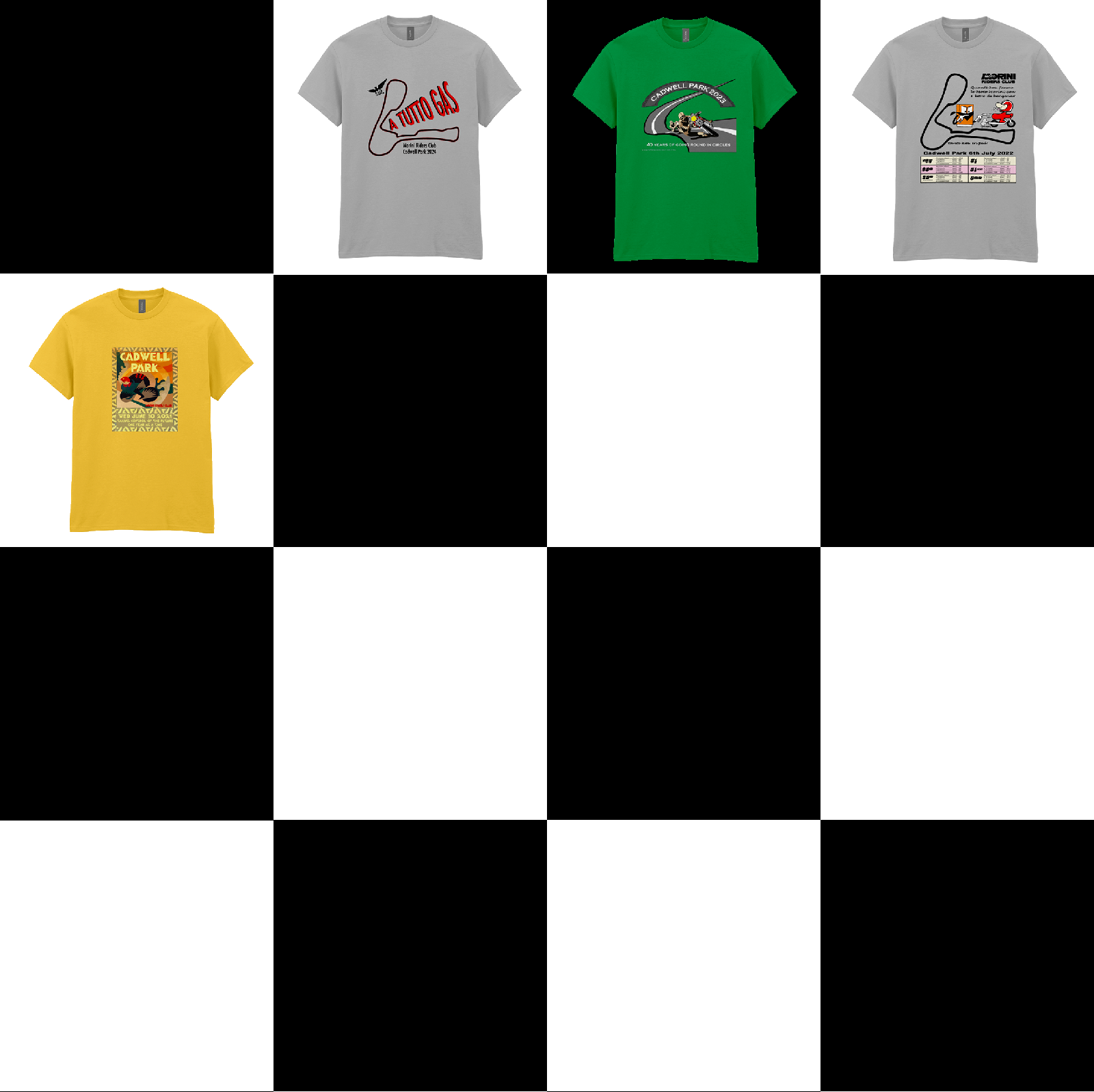 Morini Riders Club Cadwell Tshirts